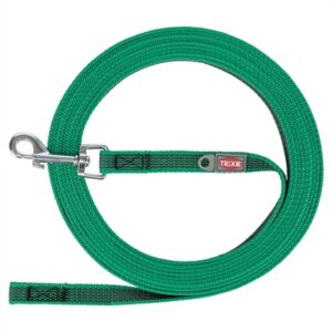 Trixie Sleeplijn Met Rubber Bekleed Zonder Handlus Groen 5 Mtrx1.5 cm