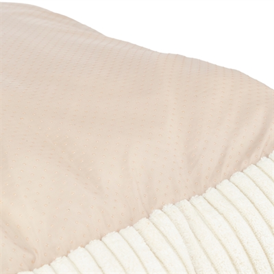 Trixie Vital Hondenmand Jonna Hoekig Ribfluweel Creme 60x50 cm