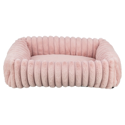 Trixie Hondenmand Lonni Hoekig Ribfluweel Roze 65x50 cm