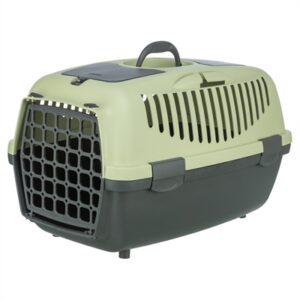 Trixie Vervoersbox Capri 2 Donkergrijs / Pastelgroen 37x55x34 cm
