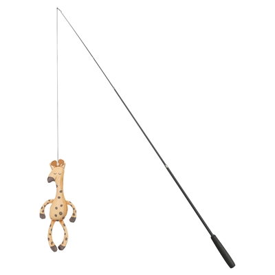 Trixie Kattenhengel Telescopisch Grote Katten Met Giraffe Bruin 106 cm