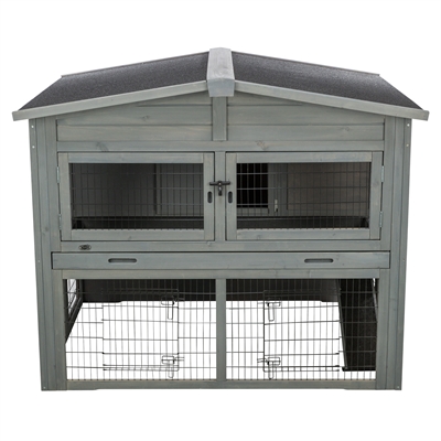 Trixie Knaagdierhok XL 2 Verdiepingen Grijs 135x112x115 cm