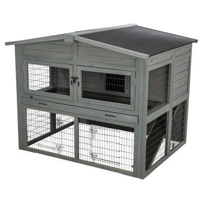 Trixie Knaagdierhok XL 2 Verdiepingen Grijs 135x112x115 cm