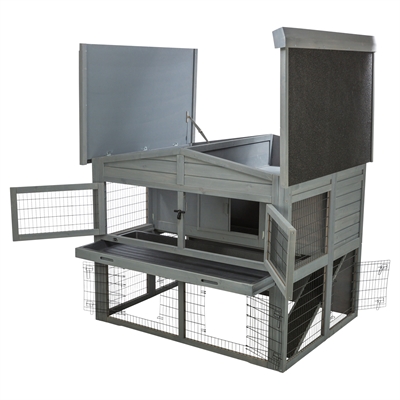 Trixie Knaagdierhok XL 2 Verdiepingen Grijs 135x112x115 cm