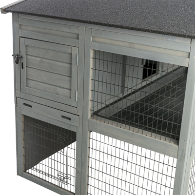 Trixie Knaagdierhok XL 2 Verdiepingen Grijs 135x112x115 cm