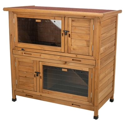 Trixie Knaagdierhok Met Isolatie 2 Verdiepingen Donkerbruin 116x65x113 cm