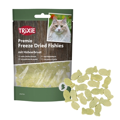 Trixie Freeze Dried Fishies Met Kippenborst 20 gr
