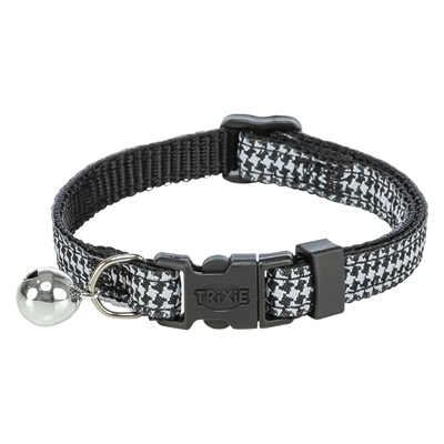 Trixie Kattenhalsband Hanenpoot Motief Assorti 20-30x1 cm