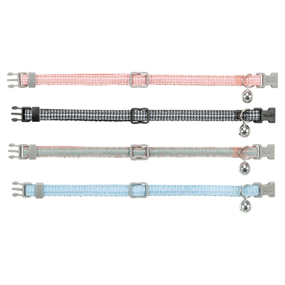 Trixie Kattenhalsband Hanenpoot Motief Assorti 20-30x1 cm