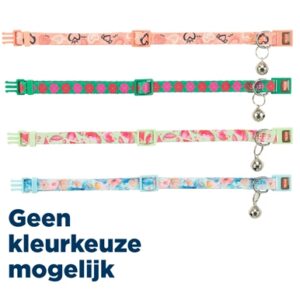 Trixie Kattenhalsband Flower Power Assorti 19-31x1 cm