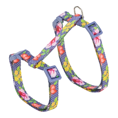Trixie Kattentuigje Met Riem Bloemen Motief Assorti 27-45x1 cm