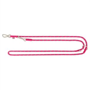 Trixie Hondenriem Summit Verstelbaar Rond Touw Reflect Fuchsia 200x0.9 cm