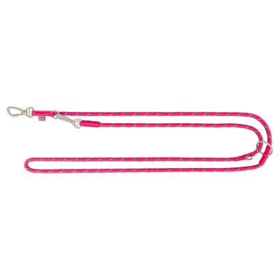 Trixie Hondenriem Summit Verstelbaar Rond Touw Reflect Fuchsia 200x0.9 cm