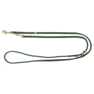 Trixie Hondenriem Pure Verstelbaar Leer Salie 200x1 cm