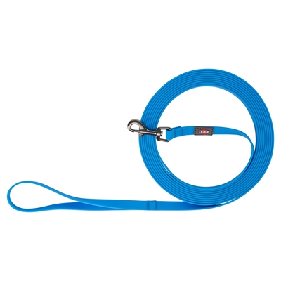 Trixie Sleeplijn Easy Life Gripvast Waterafstotend Afwasbaar Blauw 500x1.3 cm