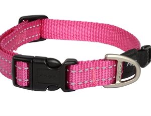 Rogz For Dogs Snake Halsband Roze 16 Mmx26-40 cm