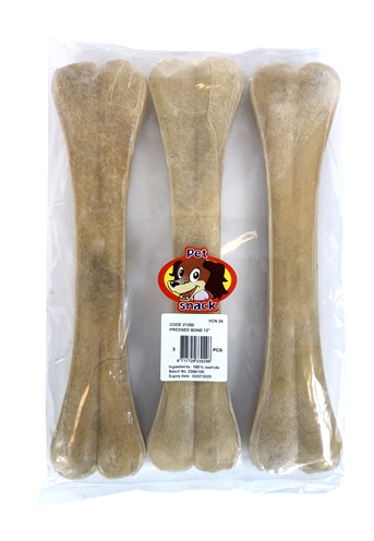Petsnack Geperst Bot 12 Inch 30.5 cm 3 st