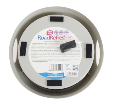 Road Refresher Drinkbak Voor Onderweg Grijs Large 24.5x24.5x10.5 cm