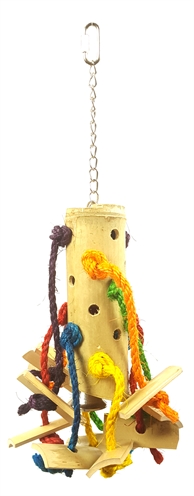 Happy Pet Vogelspeelgoed Puzzel Bamboe 48x24x24 cm