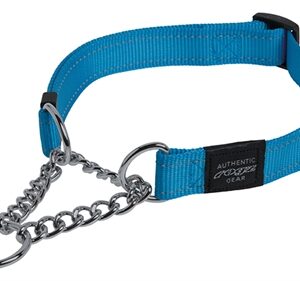 Rogz For Dogs Lumberjack Halfslip Halsband Turquoise 25 Mmx43-73 cm