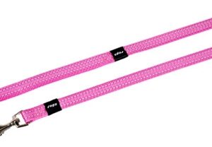 Rogz For Dogs Snake Long Lijn Roze 16 Mmx1.8 Mtr
