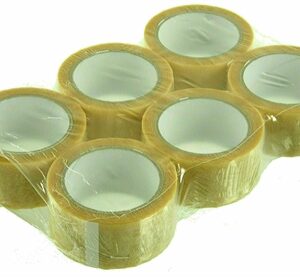 PVC Tape 50/66 Transparant 6 st