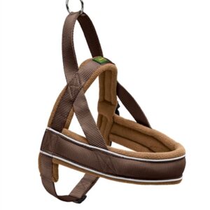 Hunter Harnas Norweger Racing Nylon Bruin / Cognac Small 42-53x2 cm