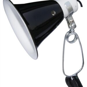 Komodo Black Dome Clamp Lamp Fixture 14 cm