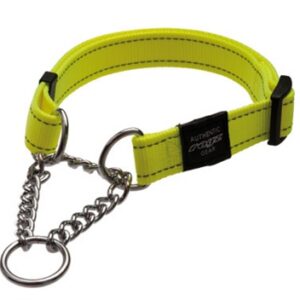 Rogz For Dogs Fanbelt Halfslip Halsband Geel 20 Mmx34-56 cm