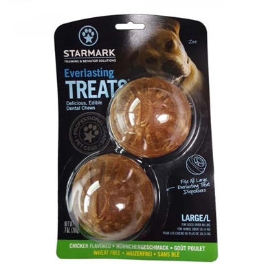 Starmark Everlasting Treats Veggie Kip Large 7.5x7.5x3.5 cm