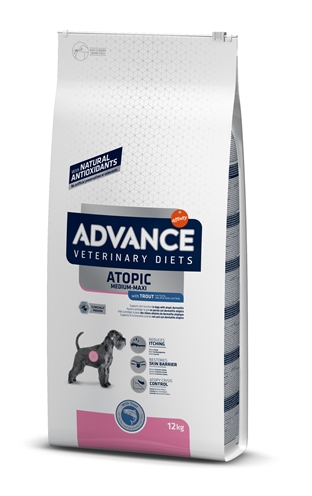 Advance Veterinary Diet Dog Gevoelige Huid Medium / Maxi 12 kg