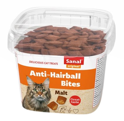 Sanal Cat Hairball Bites Cup 75 gr