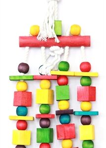 Happy Pet Speelgoed Block N Beads Papegaai 45x16 cm